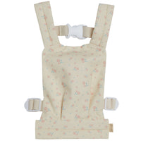 Porte-bébé Poupée-Beige imprimé fleuri