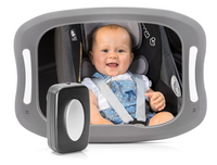 BabyView LED - miroir de sécurité pour voiture avec éclairage