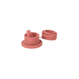 Bouchon paille en silicone pour gourde- Vieux rose