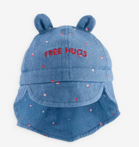 Chapeau bébé - Coeurs free hugs