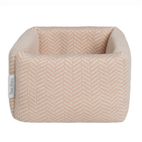 Panier commode Dawn blush/ecru