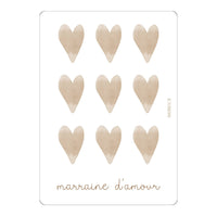 Carte "Marraine d'amour"