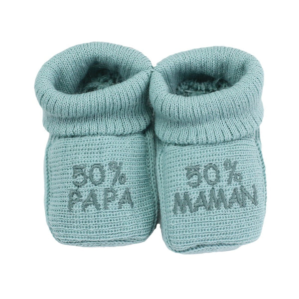 Chaussons 50% papa 50% maman- Divers coloris