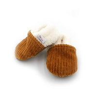 Chaussons velours camel: 1