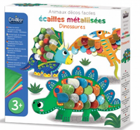 Coffret - Ecailles métalisées - Dinosaures