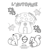 Coloriage d'automne