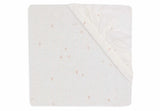 Drap-housse Jersey 60x120cm - Twinkling wild rose