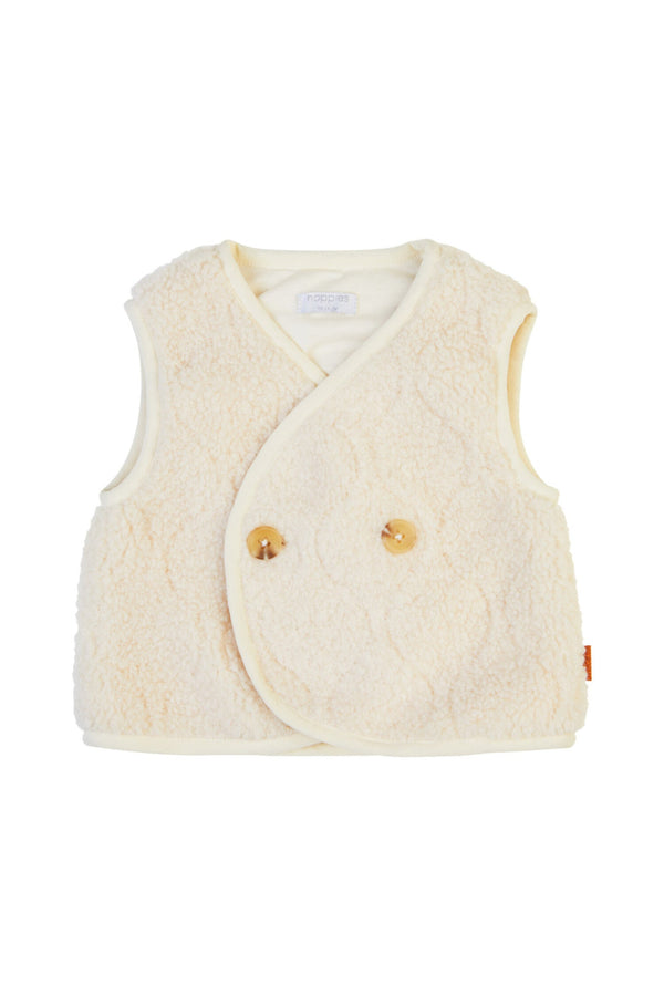 Gilet freland- Butter cream