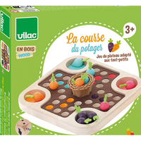 La course du potager, jeu des petits chevaux - Jour de récolte