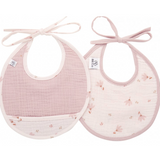 Lot de 2 bavoirs naissance - Lovely blossom