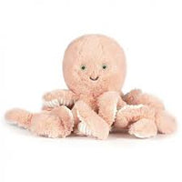 Peluche ultra douce Poulpe - Rose