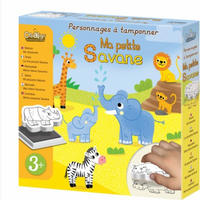 Personnages à tamponner - Ma petite savane