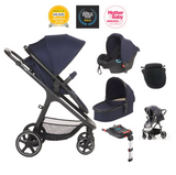 Poussette Trio + base isofix - Blue Moon