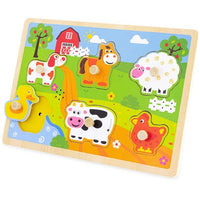 Puzzle sonore - Ferme  6 pcs