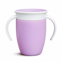 Tasse anti-goutte Miracle 360º avec poignées 200ml - Lilas