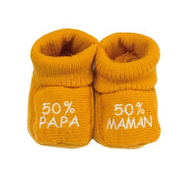 Chaussons 50% papa 50% maman- Divers coloris